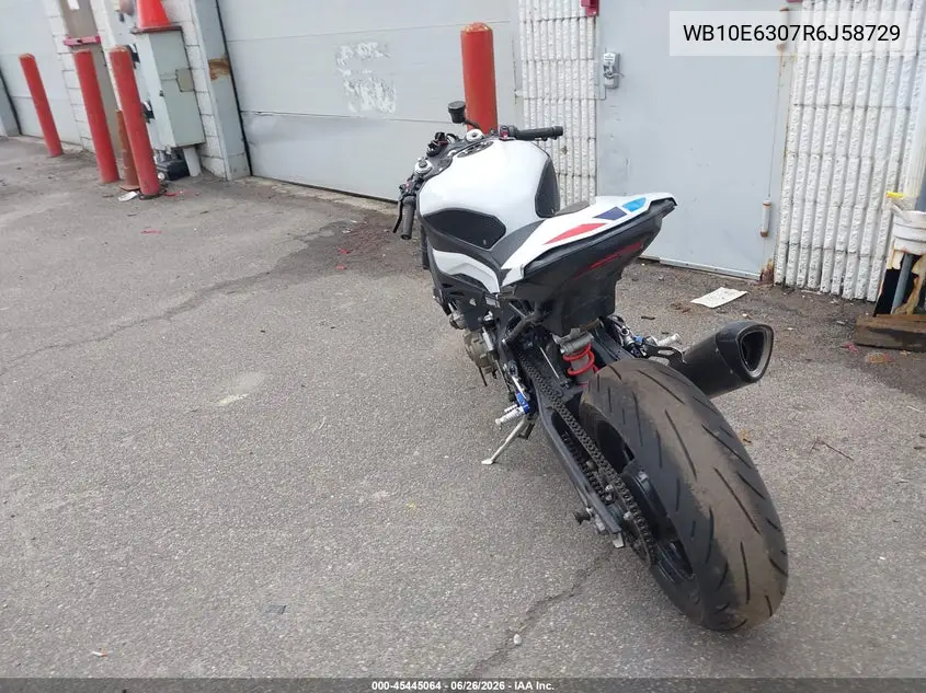 2024 BMW S 1000 Rr VIN: WB10E6307R6J58729 Lot: 45445064