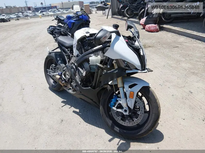 2024 BMW S 1000 Rr VIN: WB10E6306R6J65848 Lot: 45500767