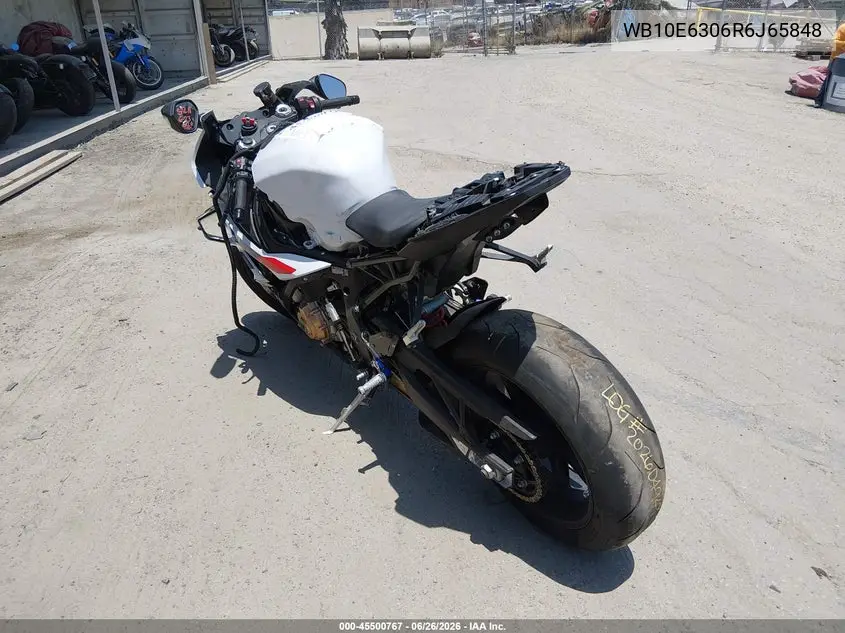 2024 BMW S 1000 Rr VIN: WB10E6306R6J65848 Lot: 45500767