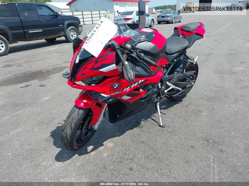 2024 BMW S 1000 Rr VIN: WB10E6305R6K18118 Lot: 45661424