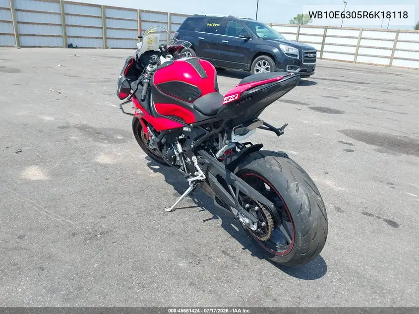 2024 BMW S 1000 Rr VIN: WB10E6305R6K18118 Lot: 45661424