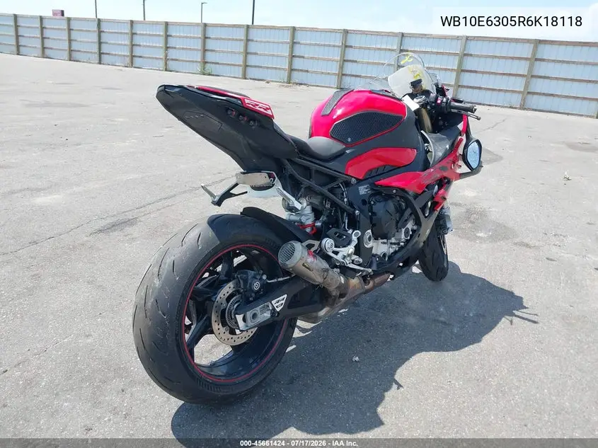 2024 BMW S 1000 Rr VIN: WB10E6305R6K18118 Lot: 45661424