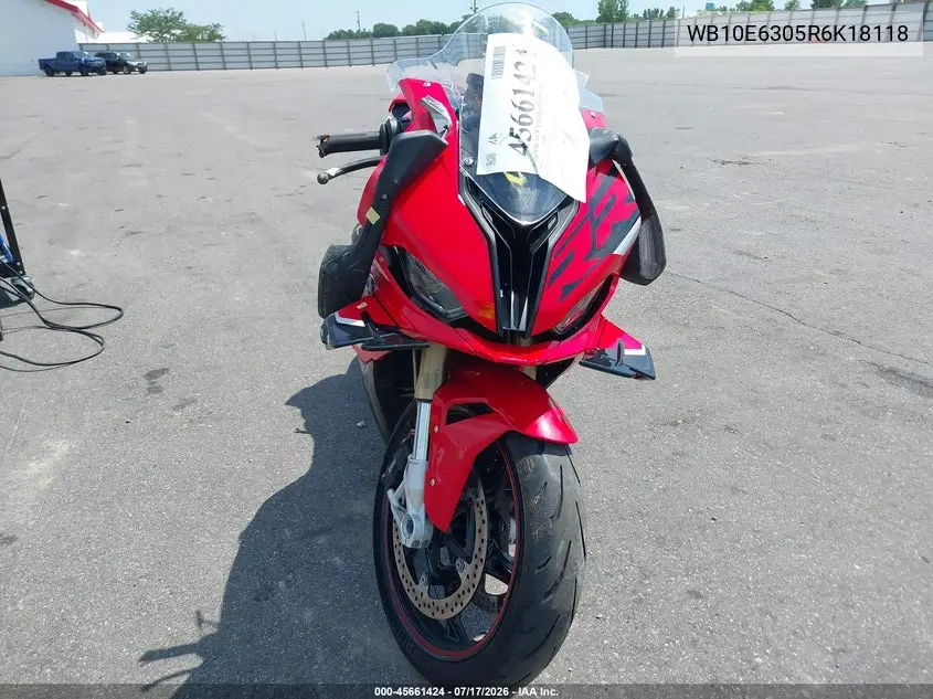 2024 BMW S 1000 Rr VIN: WB10E6305R6K18118 Lot: 45661424