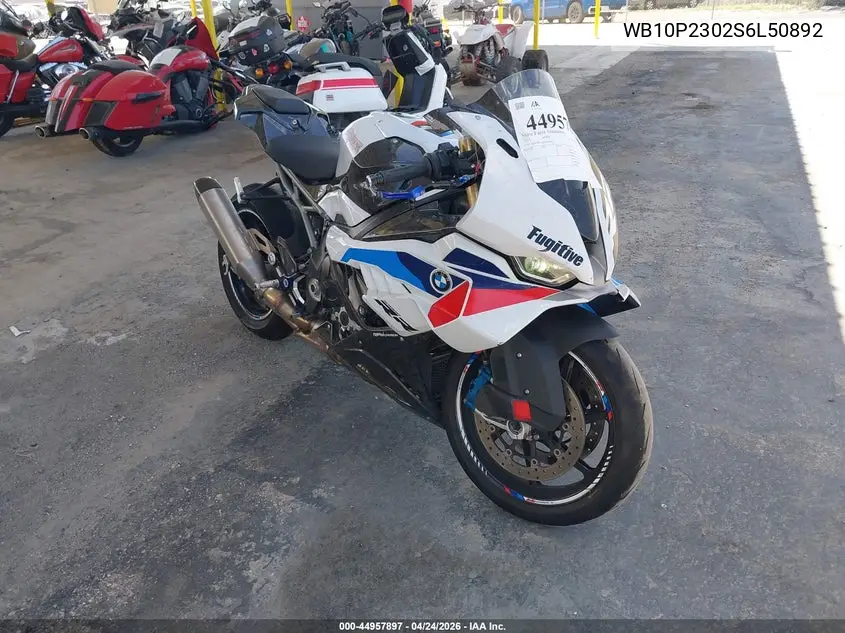 2025 BMW S 1000 Rr VIN: WB10P2302S6L50892 Lot: 44957897