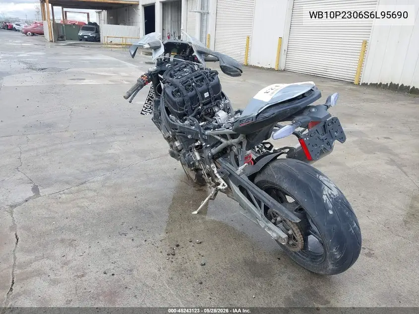 2025 BMW S 1000 Rr VIN: WB10P2306S6L95690 Lot: 45243123