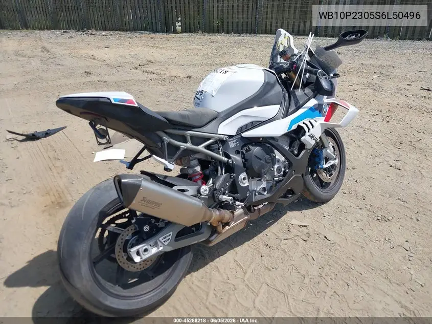 2025 BMW S 1000 Rr VIN: WB10P2305S6L50496 Lot: 45288218