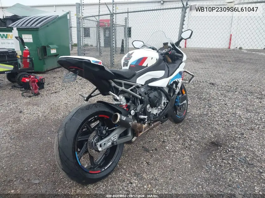 2025 BMW S 1000 Rr VIN: WB10P2309S6L61047 Lot: 45376953