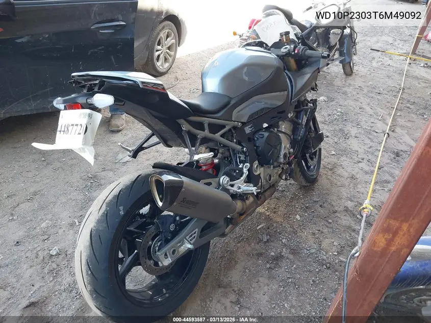2026 BMW S 1000 Rr VIN: WB10P2303T6M49092 Lot: 44593587