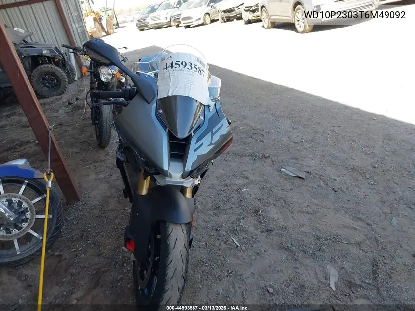2026 BMW S 1000 Rr VIN: WB10P2303T6M49092 Lot: 44593587