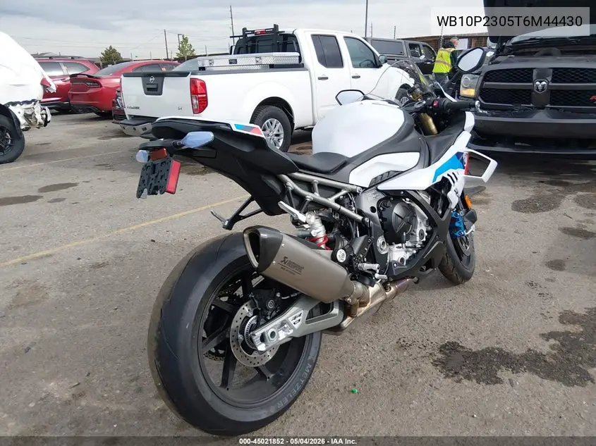 2026 BMW S 1000 Rr VIN: WB10P2305T6M44430 Lot: 45021852