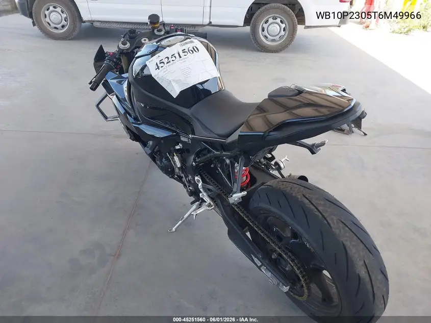 2026 BMW S 1000 Rr VIN: WB10P2305T6M49966 Lot: 45251560