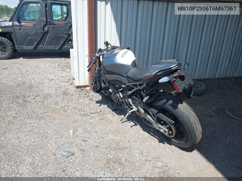 2026 BMW S 1000 Rr VIN: WB10P2306T6M67361 Lot: 45386935