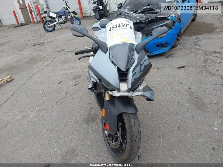 2026 BMW S 1000 Rr VIN: WB10P2308T6M34118 Lot: 45443976