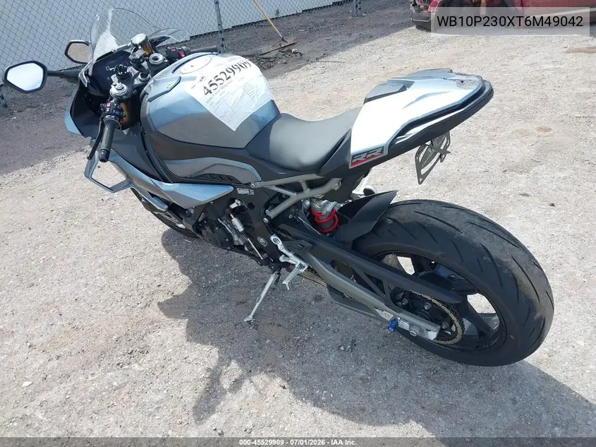 2026 BMW S 1000 Rr VIN: WB10P230XT6M49042 Lot: 45529909