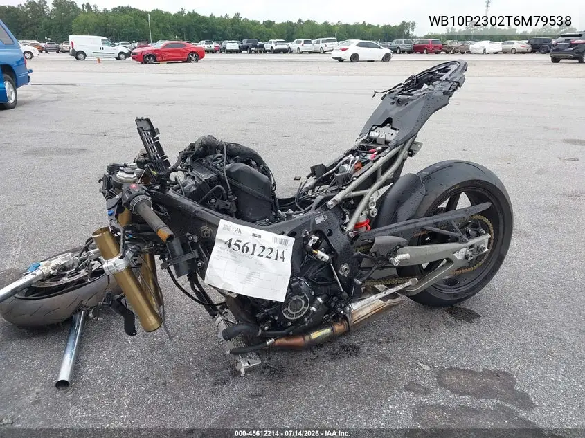 2026 BMW S 1000 Rr VIN: WB10P2302T6M79538 Lot: 45612214