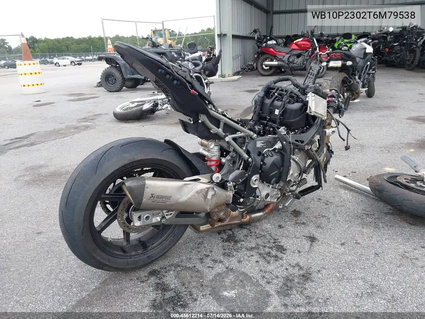 2026 BMW S 1000 Rr VIN: WB10P2302T6M79538 Lot: 45612214