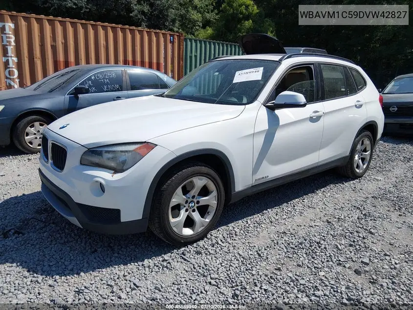 2013 BMW X1 Sdrive28I VIN: WBAVM1C59DVW42827 Lot: 45589940