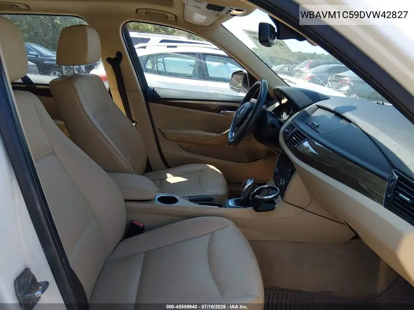2013 BMW X1 Sdrive28I VIN: WBAVM1C59DVW42827 Lot: 45589940
