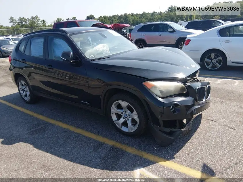 2014 BMW X1 Sdrive28I VIN: WBAVM1C59EVW53036 Lot: 45518693