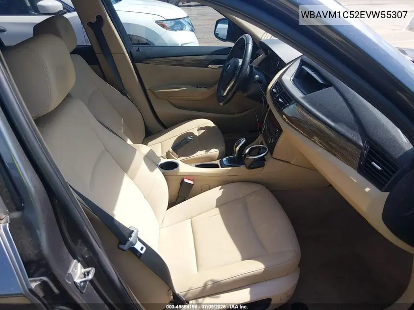 2014 BMW X1 Sdrive28I VIN: WBAVM1C52EVW55307 Lot: 45554196