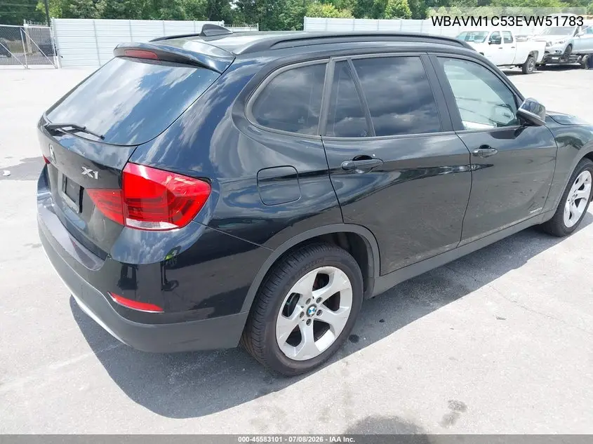 2014 BMW X1 Sdrive28I VIN: WBAVM1C53EVW51783 Lot: 45583101