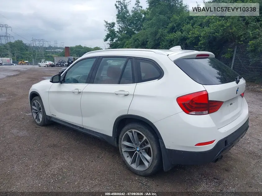 2014 BMW X1 xDrive28I VIN: WBAVL1C57EVY10338 Lot: 45600242
