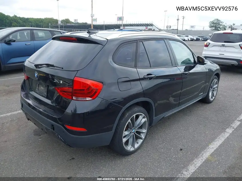 2014 BMW X1 xDrive35I VIN: WBAVM5C5XEVV92576 Lot: 45653763