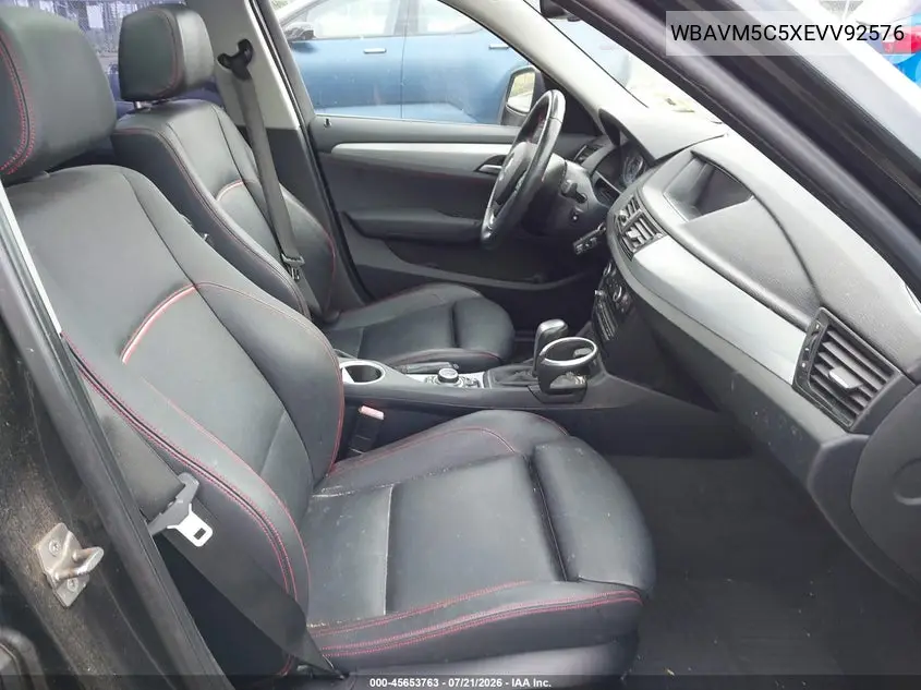 2014 BMW X1 xDrive35I VIN: WBAVM5C5XEVV92576 Lot: 45653763