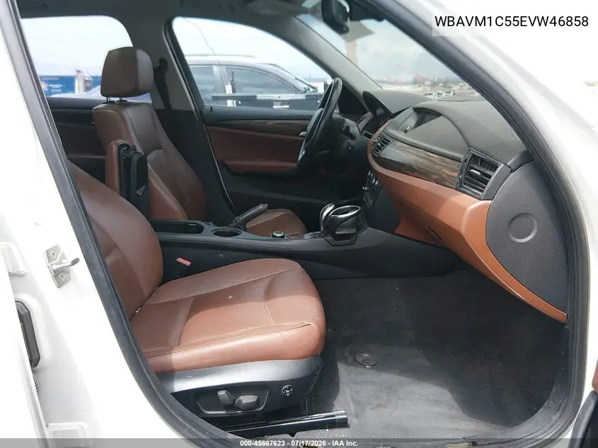2014 BMW X1 Sdrive28I VIN: WBAVM1C55EVW46858 Lot: 45667623