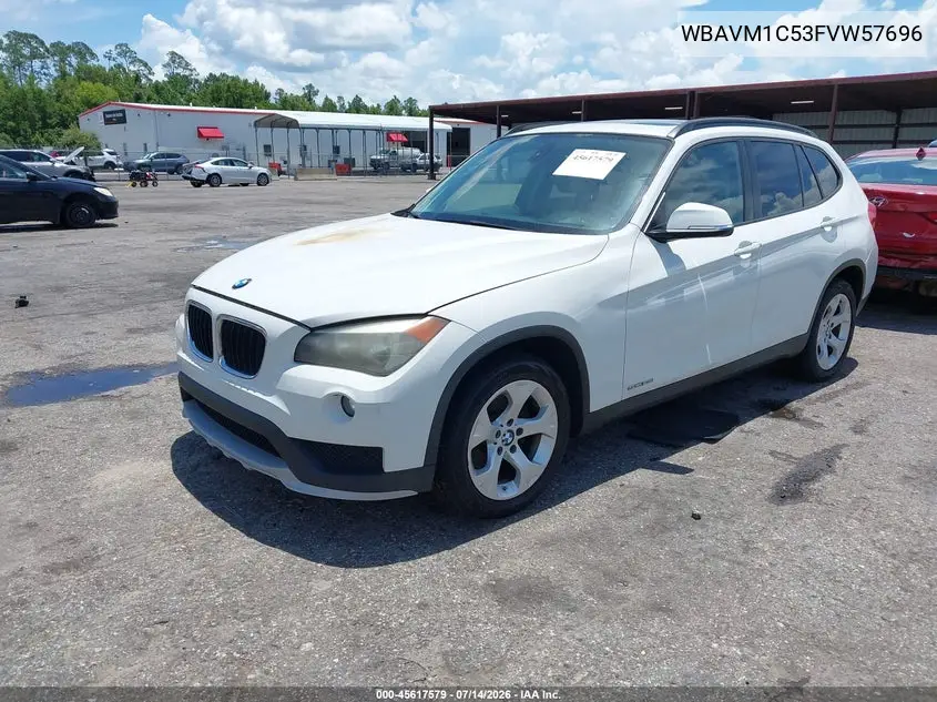 2015 BMW X1 Sdrive28I VIN: WBAVM1C53FVW57696 Lot: 45617579