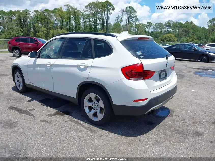 2015 BMW X1 Sdrive28I VIN: WBAVM1C53FVW57696 Lot: 45617579