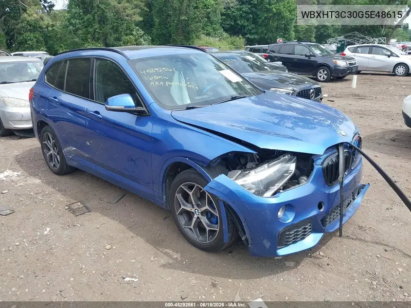 2016 BMW X1 xDrive28I VIN: WBXHT3C30G5E48615 Lot: 45292561