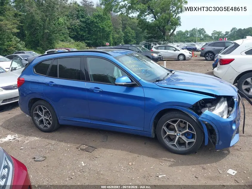 2016 BMW X1 xDrive28I VIN: WBXHT3C30G5E48615 Lot: 45292561