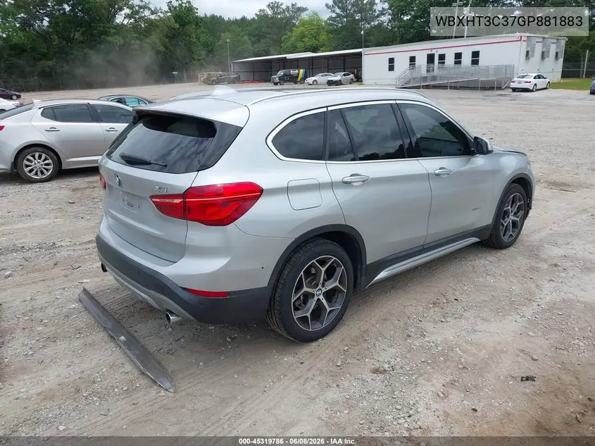 2016 BMW X1 xDrive28I VIN: WBXHT3C37GP881883 Lot: 45319786