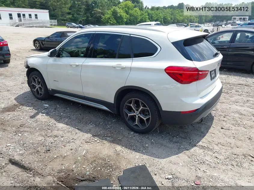 2016 BMW X1 xDrive28I VIN: WBXHT3C30G5E53412 Lot: 45356933