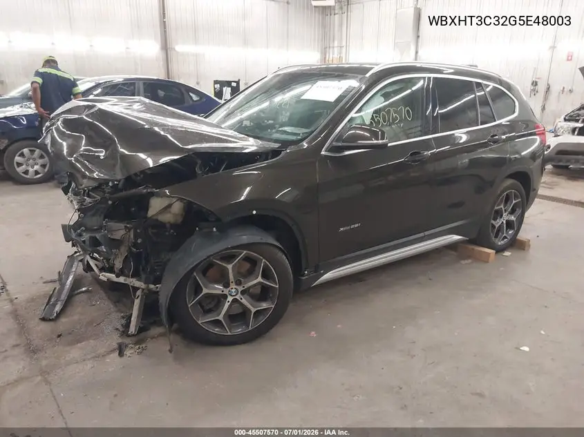 2016 BMW X1 xDrive28I VIN: WBXHT3C32G5E48003 Lot: 45507570