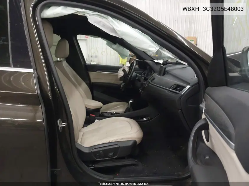 2016 BMW X1 xDrive28I VIN: WBXHT3C32G5E48003 Lot: 45507570