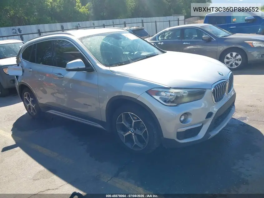 2016 BMW X1 xDrive28I VIN: WBXHT3C36GP889652 Lot: 45578064