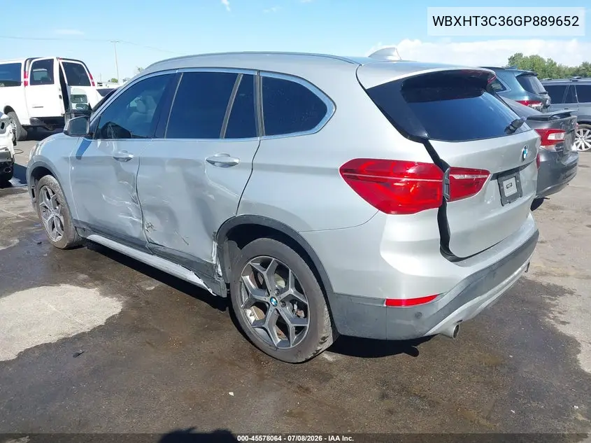 2016 BMW X1 xDrive28I VIN: WBXHT3C36GP889652 Lot: 45578064