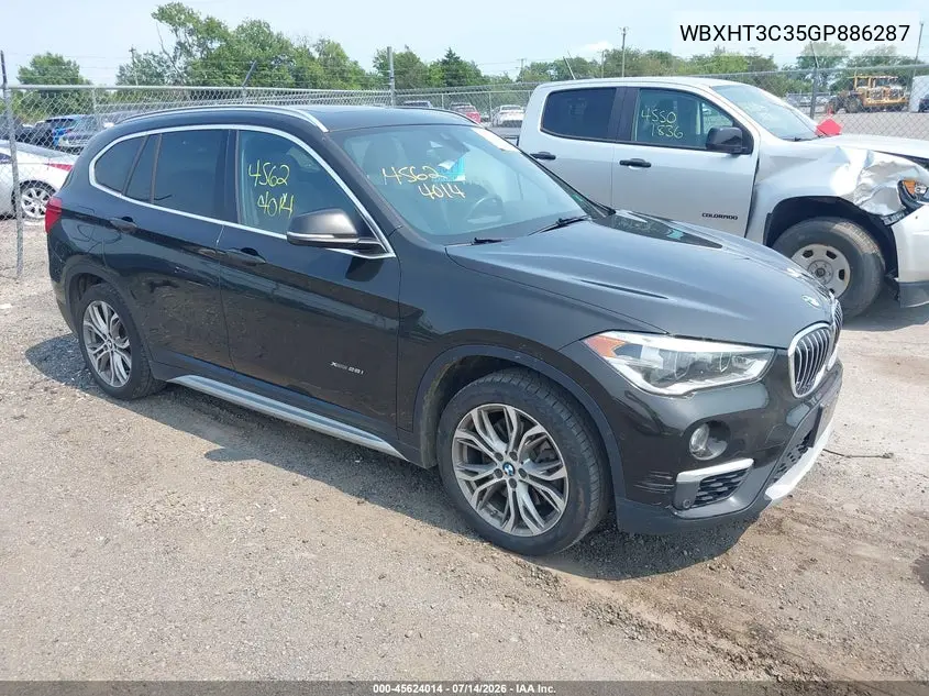 2016 BMW X1 xDrive28I VIN: WBXHT3C35GP886287 Lot: 45624014