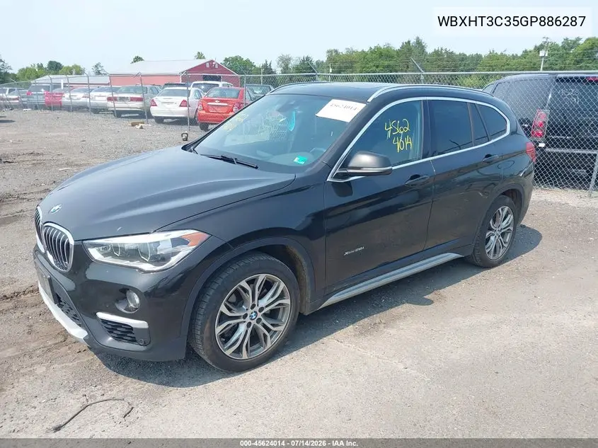 2016 BMW X1 xDrive28I VIN: WBXHT3C35GP886287 Lot: 45624014