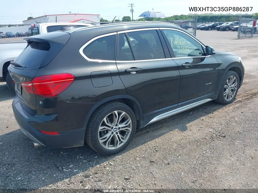 2016 BMW X1 xDrive28I VIN: WBXHT3C35GP886287 Lot: 45624014
