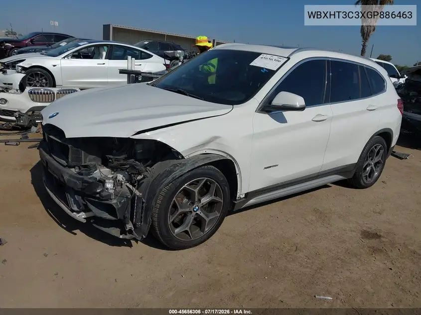 2016 BMW X1 xDrive28I VIN: WBXHT3C3XGP886463 Lot: 45656306