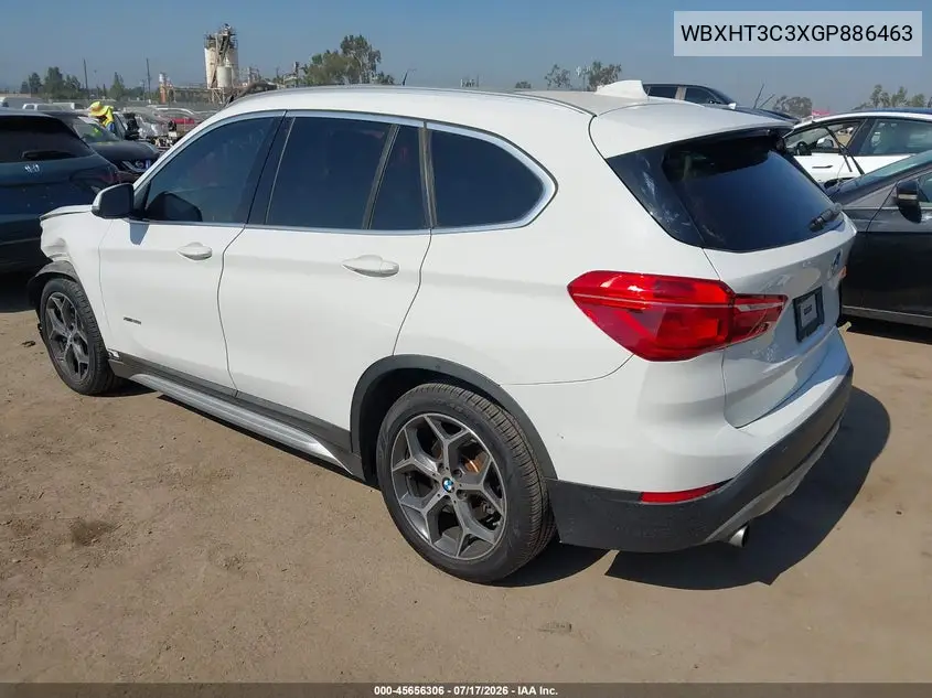 2016 BMW X1 xDrive28I VIN: WBXHT3C3XGP886463 Lot: 45656306