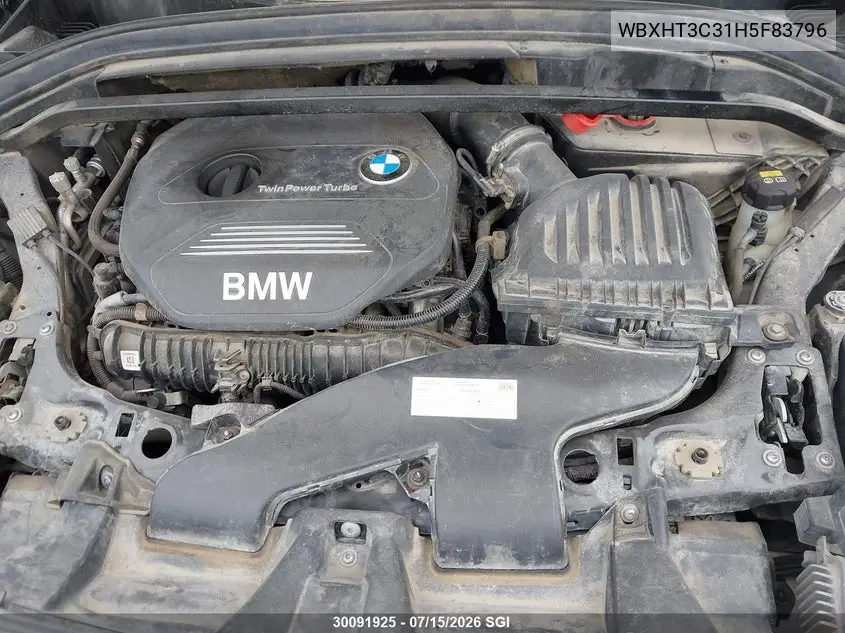 2017 BMW X1 xDrive28I VIN: WBXHT3C31H5F83796 Lot: 30091925