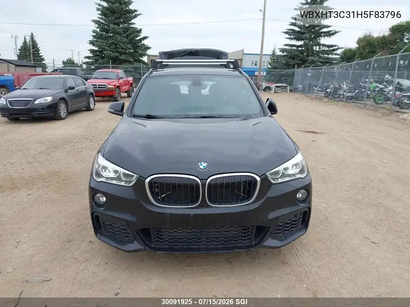 2017 BMW X1 xDrive28I VIN: WBXHT3C31H5F83796 Lot: 30091925