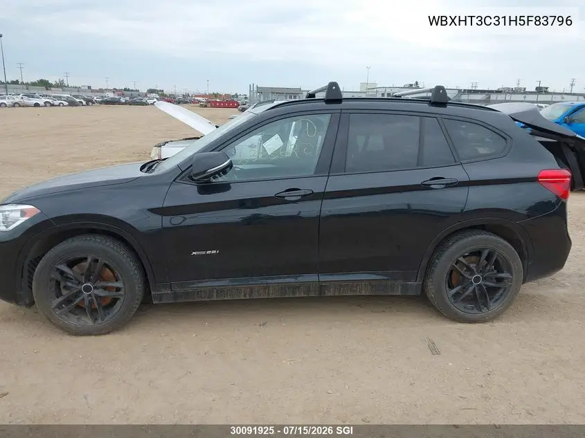 2017 BMW X1 xDrive28I VIN: WBXHT3C31H5F83796 Lot: 30091925