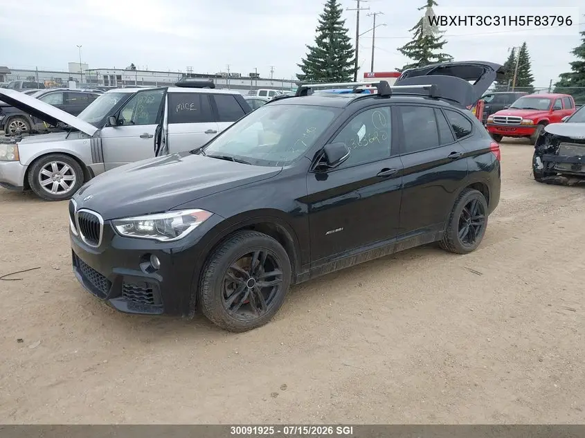 2017 BMW X1 xDrive28I VIN: WBXHT3C31H5F83796 Lot: 30091925