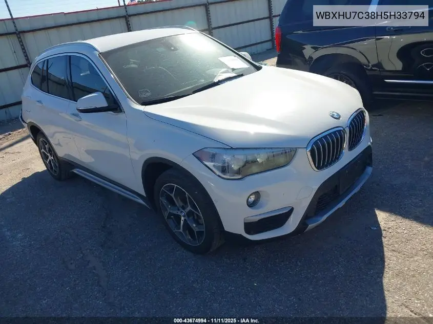 WBXHU7C38H5H33794 2017 BMW X1 Sdrive28I