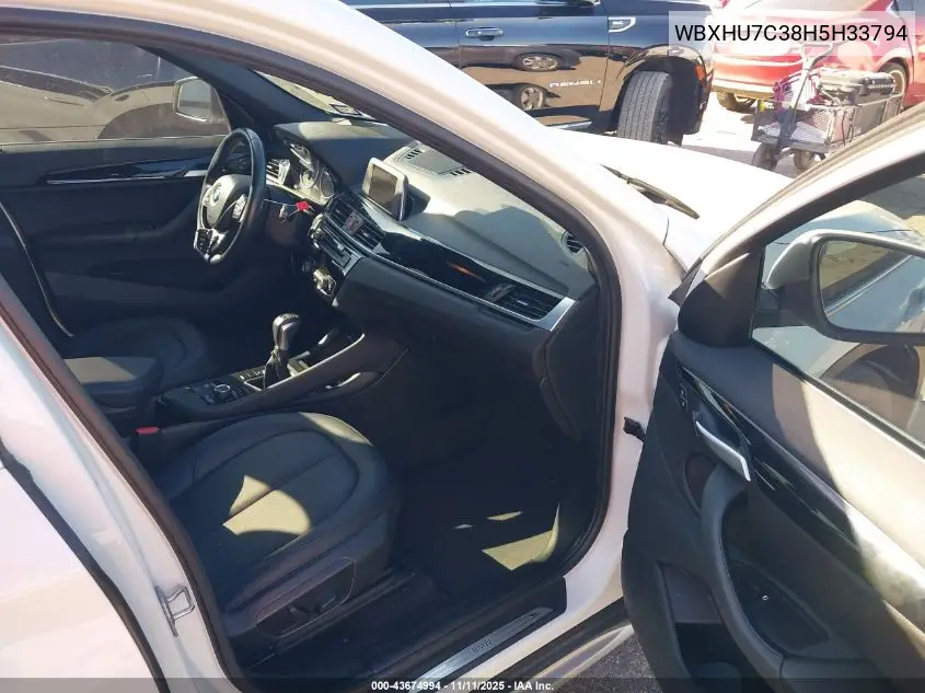 WBXHU7C38H5H33794 2017 BMW X1 Sdrive28I